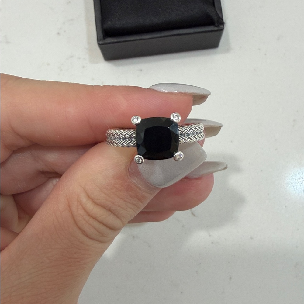 Effy Onyx Diamond Ring